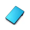 Men & Women Card Holders Wallets Fashion Automatic Aluminium Bank Holders for 6 Business ID Card Case