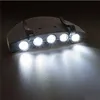 5 LED Super Flashlights BrightHead Head Flashlight Cap Clip On Light Fishing Lamp