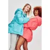 Jazzevar Winter Fashion Street Designer Brand Womens White Duck Down Jacket Pretty Girls Outerwear Coat With Belt 211221