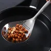 Cucchiai da cucina filtro scolapasta cucchiaio per schiumarola per cucinare in acciaio inossidabile a fessura con filtro per scrematura filtrante con foro per appendere