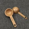 2021 new Wooden Measuring Spoon 15ML Natural Wood Coffee Spoon Kitchen Soup Spoons for Kids Children