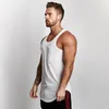 Muscleguys Сплошные бак топ мужчины без рукавов рубашка бодибилдинг стрингер фитнес мужская сетка синглет мышц одежды тренировки жилет 210421
