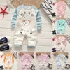 Autumn Spring Cotton Cartoon Bear Cat Toddler Romper Boy Clothes Newborn Girl Clothing Infant Jumpsuit for Baby Clothe 20220222 H1