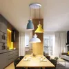 Hanglampen moderne macaron slaapkamer bedmacht woonde eetkamer eetkamer tafel kinderkamer huis decoratie indoor verlichting decor