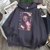 Demon Slayer Kamado Nezuko Print Hoodies Man Casual Capuchon Winter Fleece Warme Hoody Vrouwelijke Pocket Harajuku Hoodie H0909