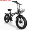 Ücretsiz KDV AB Stok Cmacewheel GW20 48 V 15Ah Pil 750 W Motor 20 * 4 inç Geniş Lastik Katlanabilir E-Bike