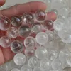 3538mm Natural Clear Quartz Sphere Crystal Ball crafts Gemstone Healing Reiki W Stand237g7847211