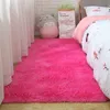 Pink Carpet For Girls Shaggy Childrens Floor Soft Mat Room Decoration Teenager Nordic Rectangle Red Fluffy Large Size Rugs