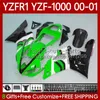 yamaha r1 body kit zwart