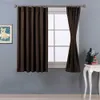 NICETOWN Blackout Window Curtain Drapes for Living Room Grommet Rod Pocket Hooks Top Spring Decorations Gift for Home Drapes 210913