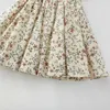 Fille robes vêtements nouveau été sans manches fleur fille vêtements enfants princesse robes printemps mode enfants vêtements Q0716