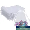 Gift Wrap 100PCS Sheer Drawstring Organza Bag Transparent Pouches Mesh Bags For Cookies Candy Year Supplies1 Factory price expert design Quality Latest Style