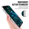 Przestrzeń Premium Przezroczysty Chropowaty Etui na telefon Wyczyść odporna na wstrząsy Pokrywa dla iPhone'a 12 Pro Max 11 xr x 6 7 8 Plus Samsung S21 Ultra S20