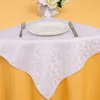 Serviette de table 100% polyester lavé El mariage tissu dîner serviettes décoratives mouchoir pour les fêtes de restaurant