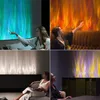 Vägglampa 3d tvättmaskin projektion LED vardagsrum säng bar bakgrund atmosfär ljus romantisk fjärrkontroll