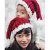 Familie Weihnachten handgemachte isländische Wolle Mütze langen Schwanz mit Ball Weihnachten Dekor Po Requisiten Jahr Eltern-Kind-Hut Geschenk