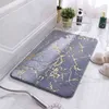 Honlaker Bath Mat Svartvitt Klassiskt Geometriskt Mönster Super Mjukt Absorberande Badrumsdörr Mått Non-Slip Bad Rug Mattor 211130