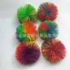 New Anti-Stress 6cm/9cm Rainbow Fidget Sensory Koosh Ball Baby Funny Stretchy Ball Stress Relief Kids Autism Special Needs 2093 Q2