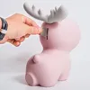 Obiekty dekoracyjne figurki akcesoria do dekoracji domowej do żywieniowej żywicy Zwierzę nowoczesny model jelenia Piggy Bank Decor236L