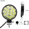 Round Bright LED Spotlight 48W for Car Repairing, Camping, Hiking - 2 Pcs in One Set