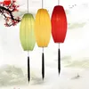 Lampe bedeckt Schatten chinesischer klassischer kreativer handbemalte Stoff Taille Drum Lampe