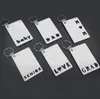 Party Favor Sublimaation Blakin Love Grad Dad Mom Senior Key Sain Creative DIY Gift Puste MDF Keyrings