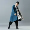 Hommes Trench manteaux 2021 col de montagne grande cape décontracté lin manteau ample Style chinois porter Long coupe-vent D782