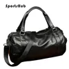 SPORTSHUB Top PU Leather Men's Sports Bags Gym Bags Classic Sports HandBag Fitness Travel Bags Workout Shoulder Bag SB0004 Y0721