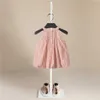 Nieuwe mode kinderen jurken prinses zomer kinderen kleding outfits biologische katoen casual mooie mouwloze baby meisjes jurk Q0716