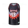 Filme Artesia High School James Harden Jersey 13 Homens Basquete Basquete Hip Hop Digi Cama Alternar Respirável Hiphop Equipe Cor Negro Negro Negócio Azul Esporte Camisa Uniforme