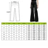 Shujin Mode Märke Elastic Jeans Kvinnor Knapp Tvättade Denim Byxor Femme Pocket Brouser Boot Cut Straight Line Flare Jeans Mujer 211216