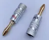 Freeshipping High Quality Nakami 24K Gold Speaker Banana Pluggar Connector 500PCS / Lot