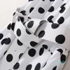 Casual Dresses Queen Letizia Ortiz Rocasolano Polka Dot Print Women Dress V-Neck Maxi308f