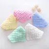 25 * 25 cm coton bébé serviette solide serviettes carrées épaissir bave pour enfants bavoir ménage mousseline absorbant lavage du visage Washrag BH5897 TYJ