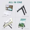 Adjustable Laptop Stand, Portable Desktop Holder 3 in 1 Laptop Riser Holder for Phone,Ipad, Notebook Stand Compatible with Laptops from 10-15.6