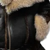 Fashionmens Winter Jacket Men Punk Style Shopping Autumn and Outerwear Coats Faux Fur Big Hair Collar