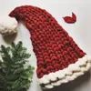 Cesur İzlanda Yünlü Noel Şapkası Yaratıcı El Knited Cap Fashion Home Açık Mekan Sonbahar Kış Sıcak Noel Nötr Stil Hediye Partisi Kapalı Dekorasyon XG0001