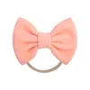 Baby Girls Nylon Bow Opaski Kids Solid Headband Dzieci Akcesoria Do Włosów Toddler Elastyczne Bowknot Hairbands Hairbands Naklejki