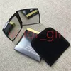 Miroirs compacts en acrylique de mode miroir de sac à poussière en velours pliant avec boîte-cadeau outils de maquillage noirs style classique portable Anita1648310