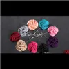 Pinos broches entrega grow 2021 15 cor clássico masculino pinos de broche de broche de flores imitadas de tecido de seda boutonniere bouniere stick pino de lapela para terno p