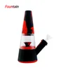 Waxmaid 7.87 inches silicone glass bong hookah smoking dab rigs oil burner silicone water pipe six mixed colors US local stock