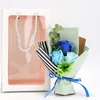 El yapımı 3 adet Gül Yapay Sabun Dekoratif Çiçekler Buket Anneler Sevgililer Günü Doğum Günü Hediyeleri Düğün Çiçek Dekorasyon Hediye Kutusu ile
