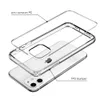 Fodral Skydd för iPhone 13 Pro Max Mini 12 11 7 8 Plus XS Transparent Clear Phone Case TPU Acrylic Silicone Back Coplers Shell