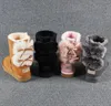 Venta caliente AUS U3280 short 2 Bow mujeres botas de nieve Estilo de moda bowknot mantener el calor invierno corto Botas de piel de oveja de cuero genuino cupón G3280