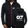 Veste d'été pour hommes Formula Racer Pierre Gasly Alpha imprimé vestes à capuche fermeture éclair printemps automne manteaux chauds rembourrés