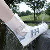 Silikon-Regenstiefel-Abdeckung, wasserdicht, transparent, Wasserschuh, rutschfeste Fußabdeckung, Klassiker, regenfeste Bow Flats, Mittelrohr, Rainy Boot, verdickte Regenstiefel