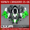 Corpo OEM per HONDA CBR 600F5 600CC 600RR 2005-2006 Carrozzeria 72No.281 CBR 600 CC RR F5 F 5 CBR600RR 05 06 CBR600 RR CBR600F5 2005 2006 Stampo ad iniezione Carena fabbrica verde