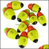 Esportes ao ar livre pescando asessories 1pc luminoso flutuante 40g100g flutuador de espuma Verde Led Night Night Head Electronic Anticolision L8517329