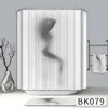 Polyester Sexy Woman Shower Curtain Thickening Waterproof Bathroom Curtain Waterproof Printed Shower Curtains 210402