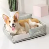 Pet Kennel Winter Warm Pets Cotton Sponge Cat Litter Kennel Dog Beds For Medium Small Large Dogs Pet Bed 210401